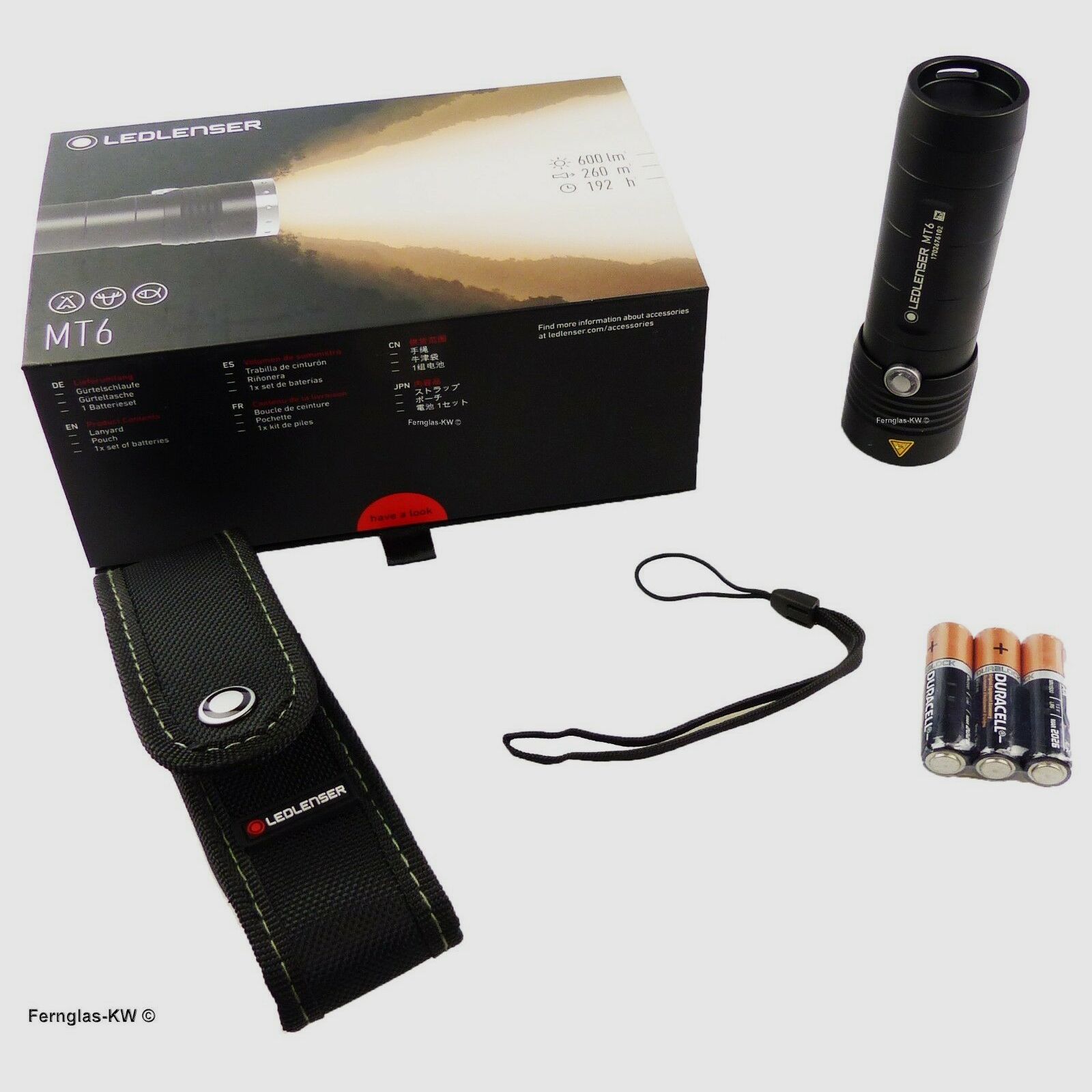 Ledlenser 500845 Geschenk Box LED Taschenlampe MT6 Leuchtkraft 600 Lumen