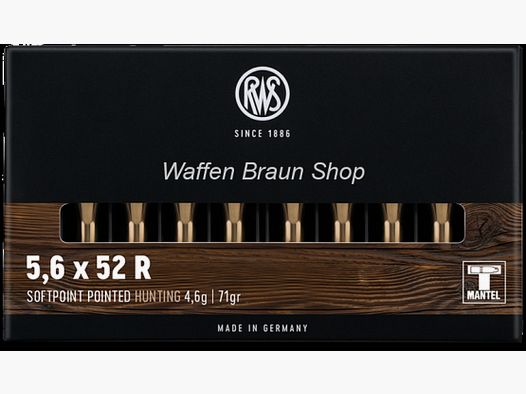 RWS 5,6X52 R TMS 4,6G 20ER