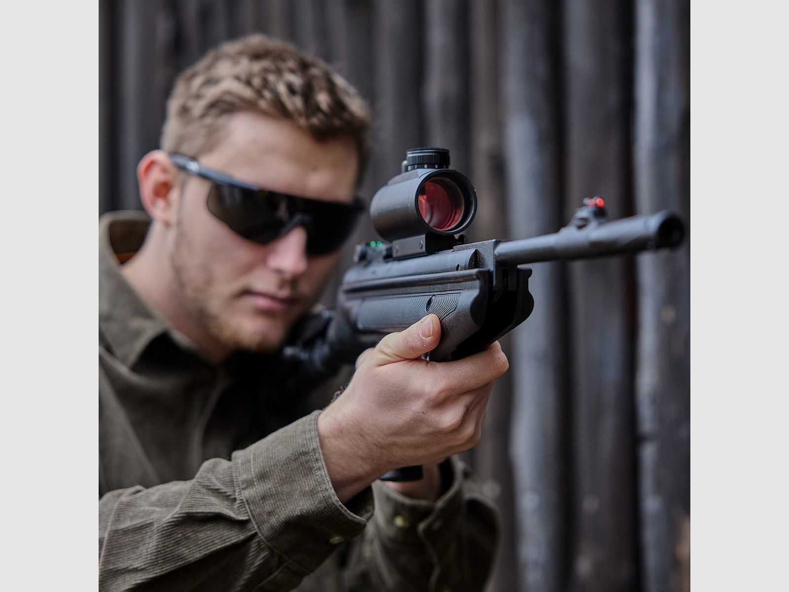 Mercury air Luftpistole 25 Super Charger Tactical Komplettset, Kal. 4,50