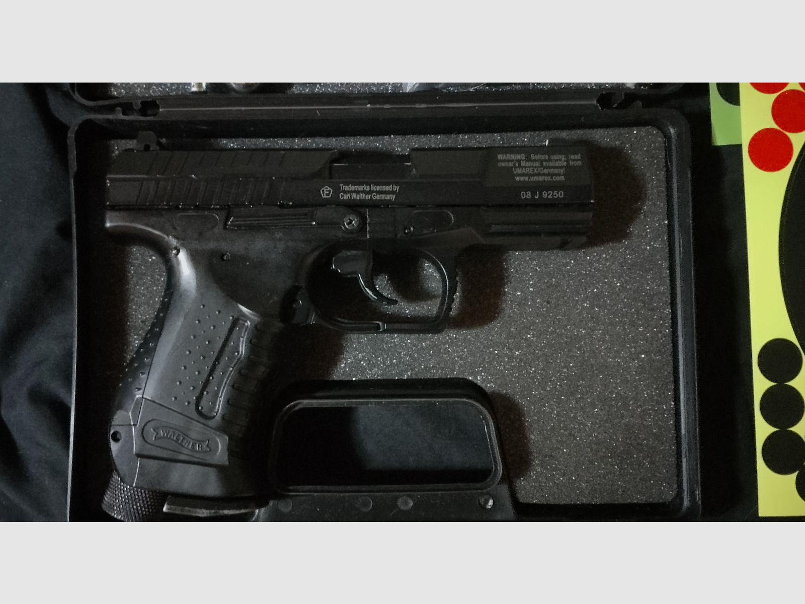 Umarex Walther P99 RAM Cal .43 CO2 marker with rubber balls caliber 43