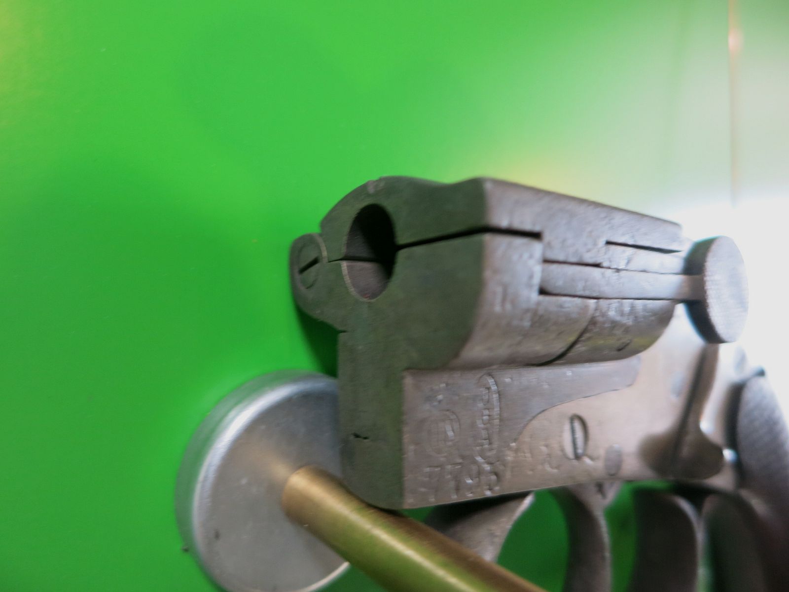 Pistolet sygnalizacyjny; pistolet świetlny bez lufy JGA (Anschütz) system Eisfeld, kal. 11 mm specjalny nabój #81-