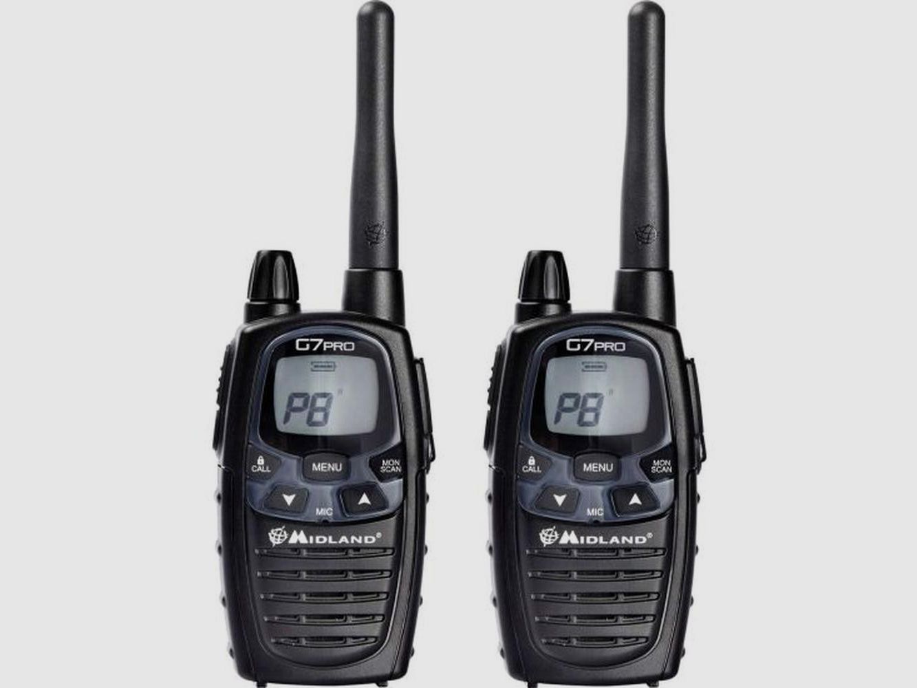 Talkies Walkies Midland G7 PRO - Pack de 2 Radios PMR446 - Larga Autonomía - Comunicación Clara al Aire Libre, imagen 1 de 5