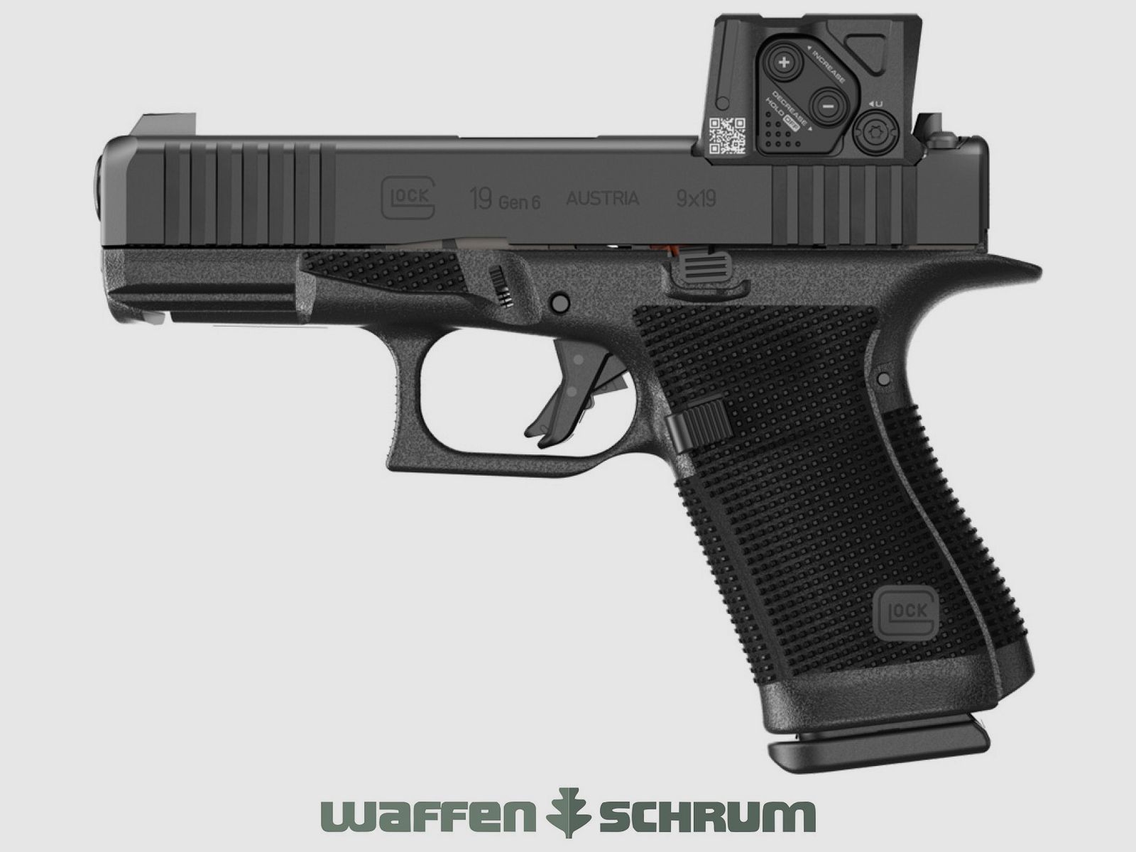 Glock G19 GEN.6 A-CUT AIMPOINT COA 9mmLuger 15 Schuss - 1 Reservemagazin