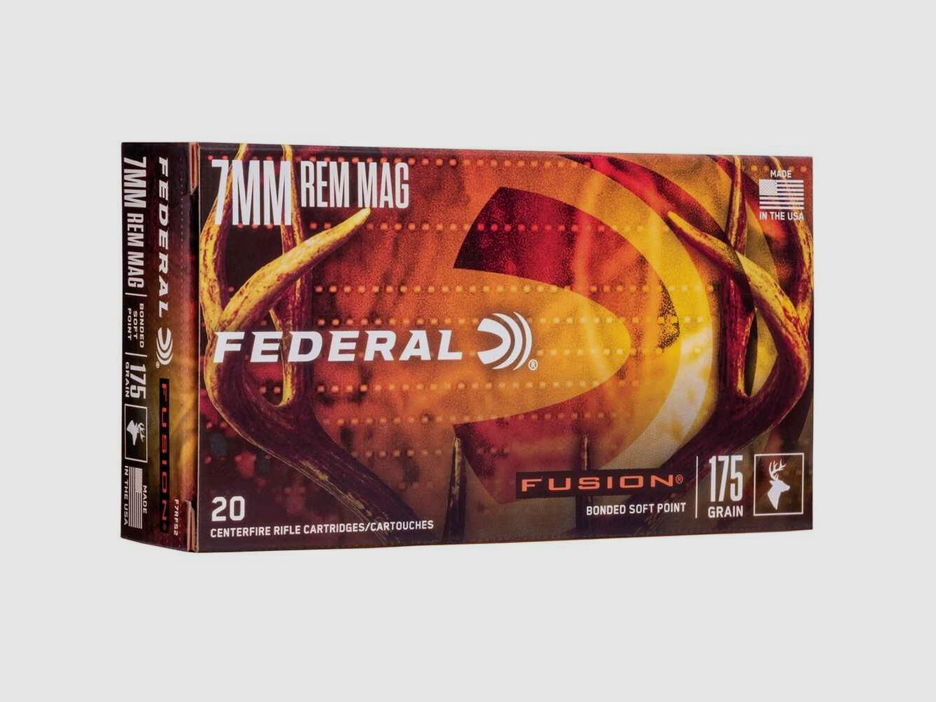 7 mm Rem. Mag. Fusion 175 grs. Munizioni Federal