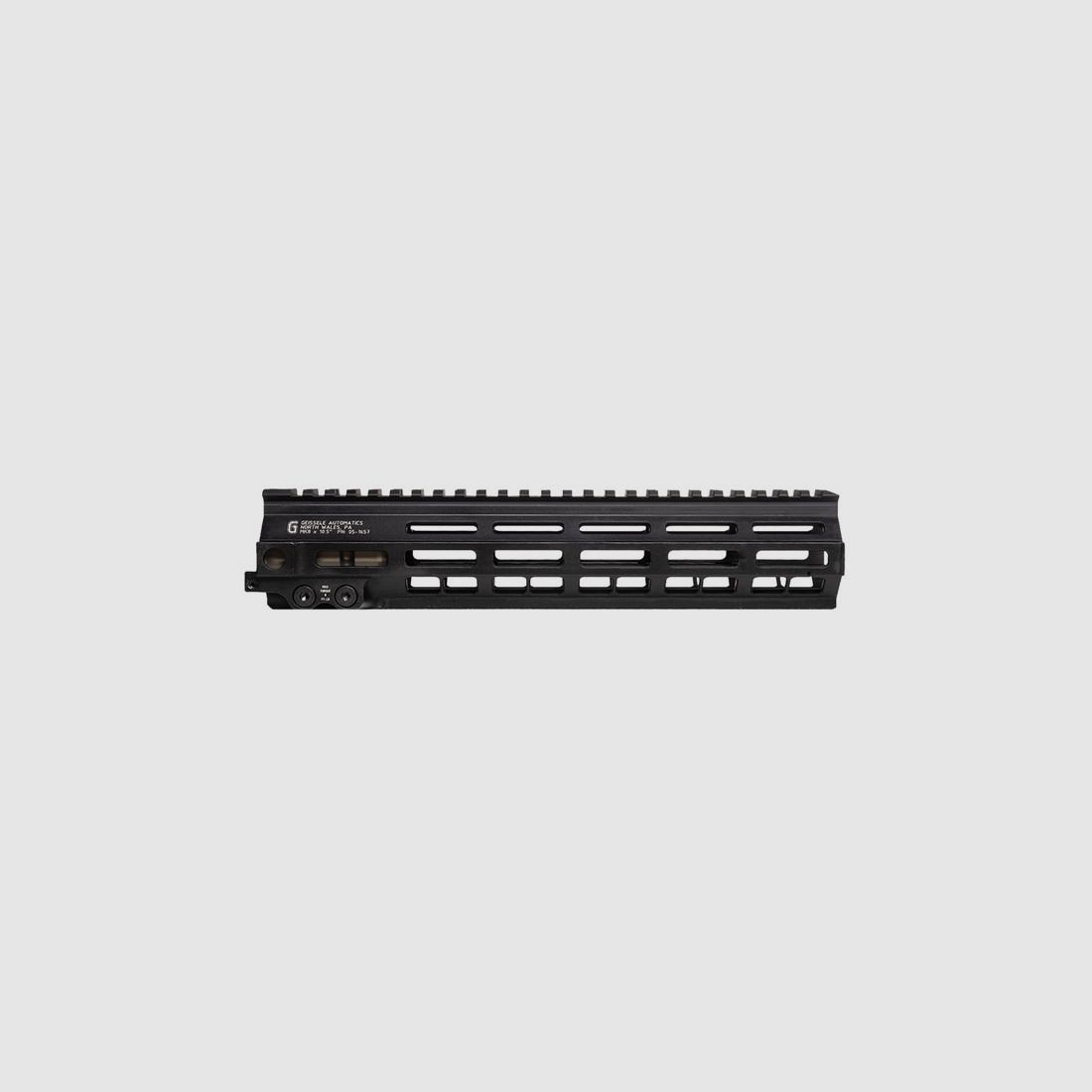 GEISSELE AUTOMATICS AR-15/M16 MK 8 RAILS, GEISSELE AUTOMATICS MK8 10,5″ M-LOK SUPER MODULAR RAIL NOIR, image 1 sur 2