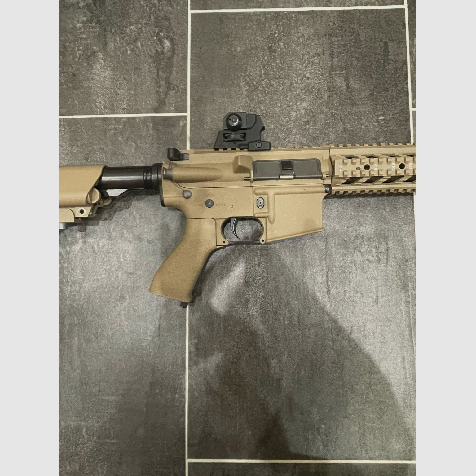 Airsoft - Gewehr - G&G CM16 Raider DST -Desert - ab 14, unter 0,5 Joule