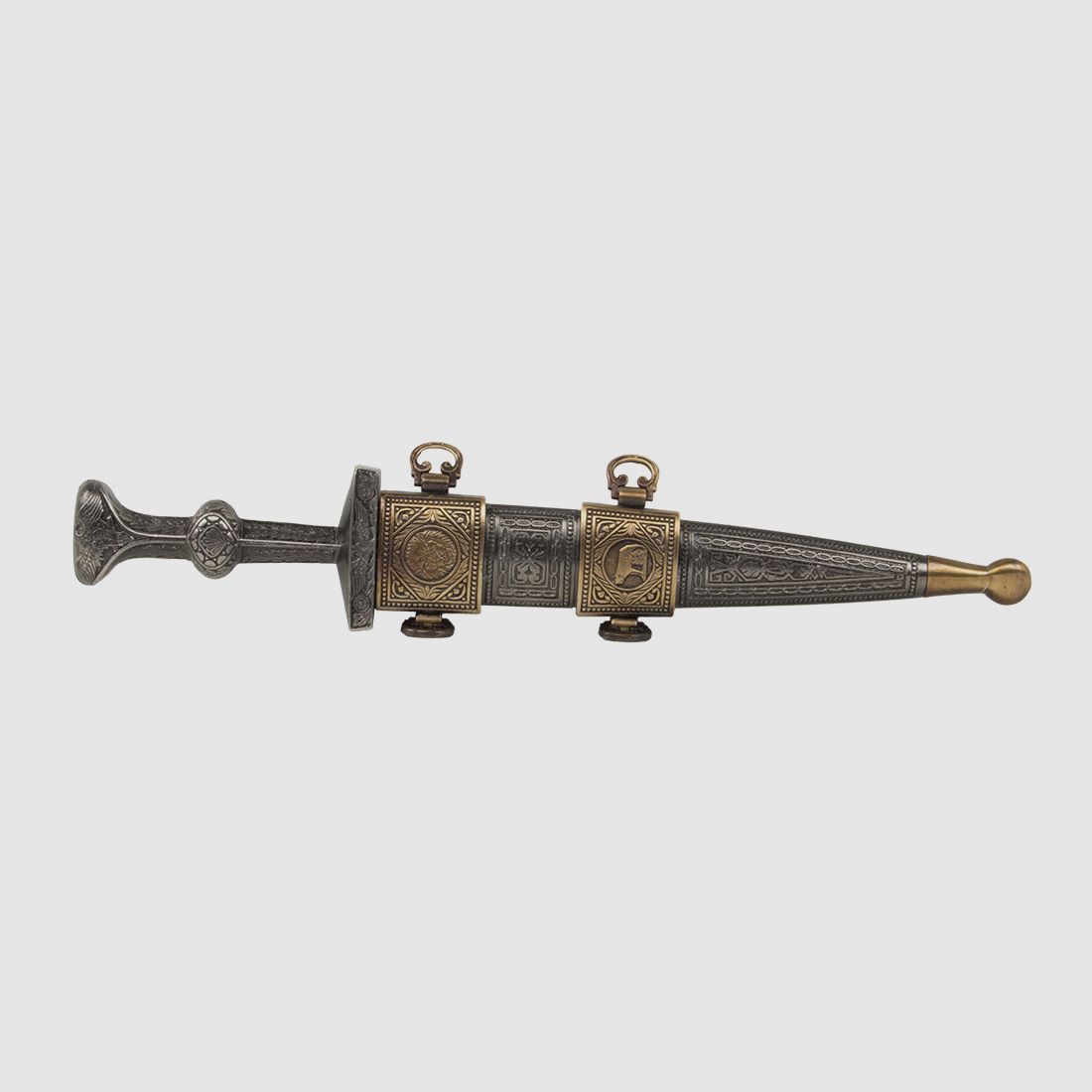 Deko RĂ¶mischer Dolch der Julius-CĂ¤sar-Zeit 1. Jahrhundert v. Chr. GesamtlĂ¤nge 40 cm