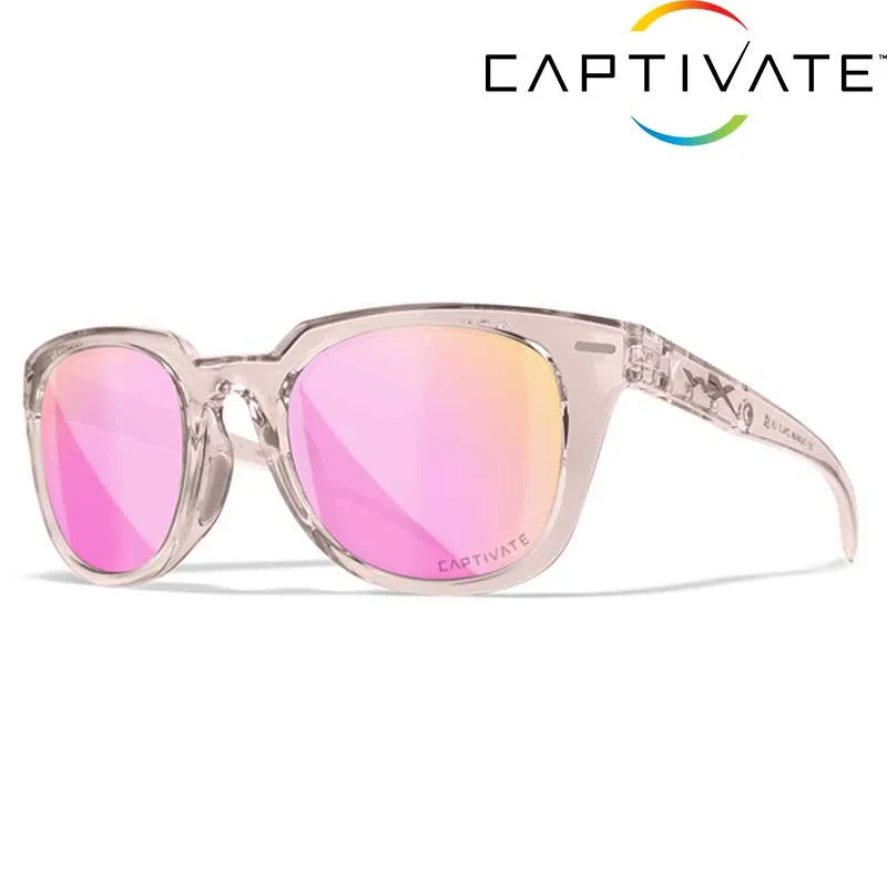 Wiley X ULTRA Captivate Rose Gold Mirror Gloss Crystal Blush-bril Fr - AC6ULT10