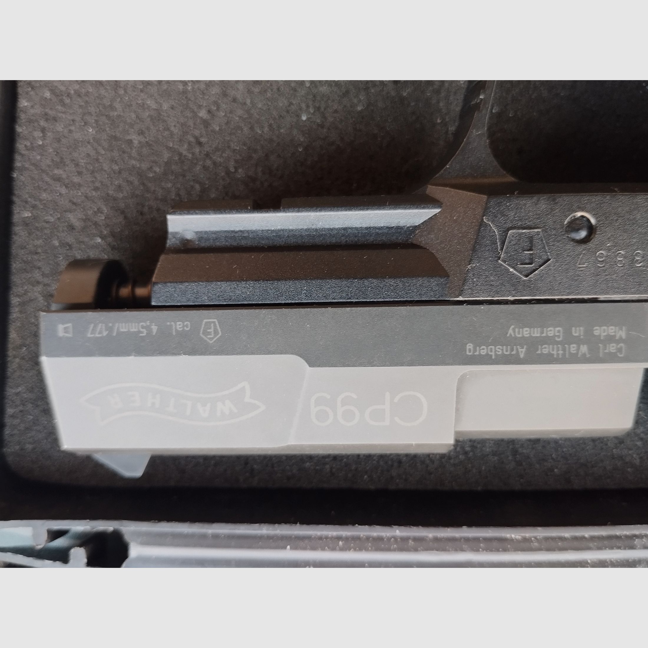 Walther CP 99 CO₂ pistol – 4.5 mm | Like new