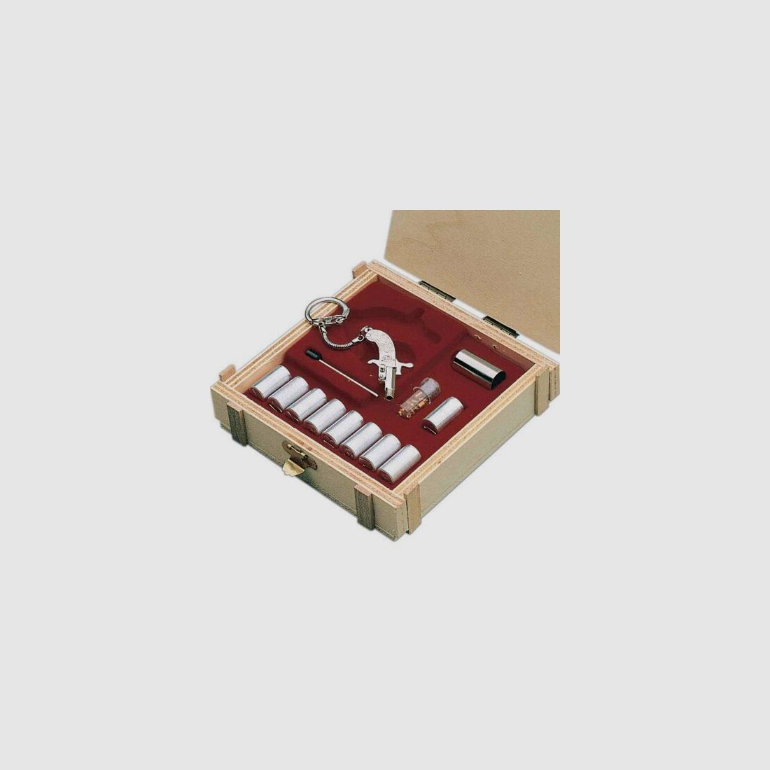 Berloque Schreckschusspistool, Berloque Mod.Mini, 2mm K., chroom