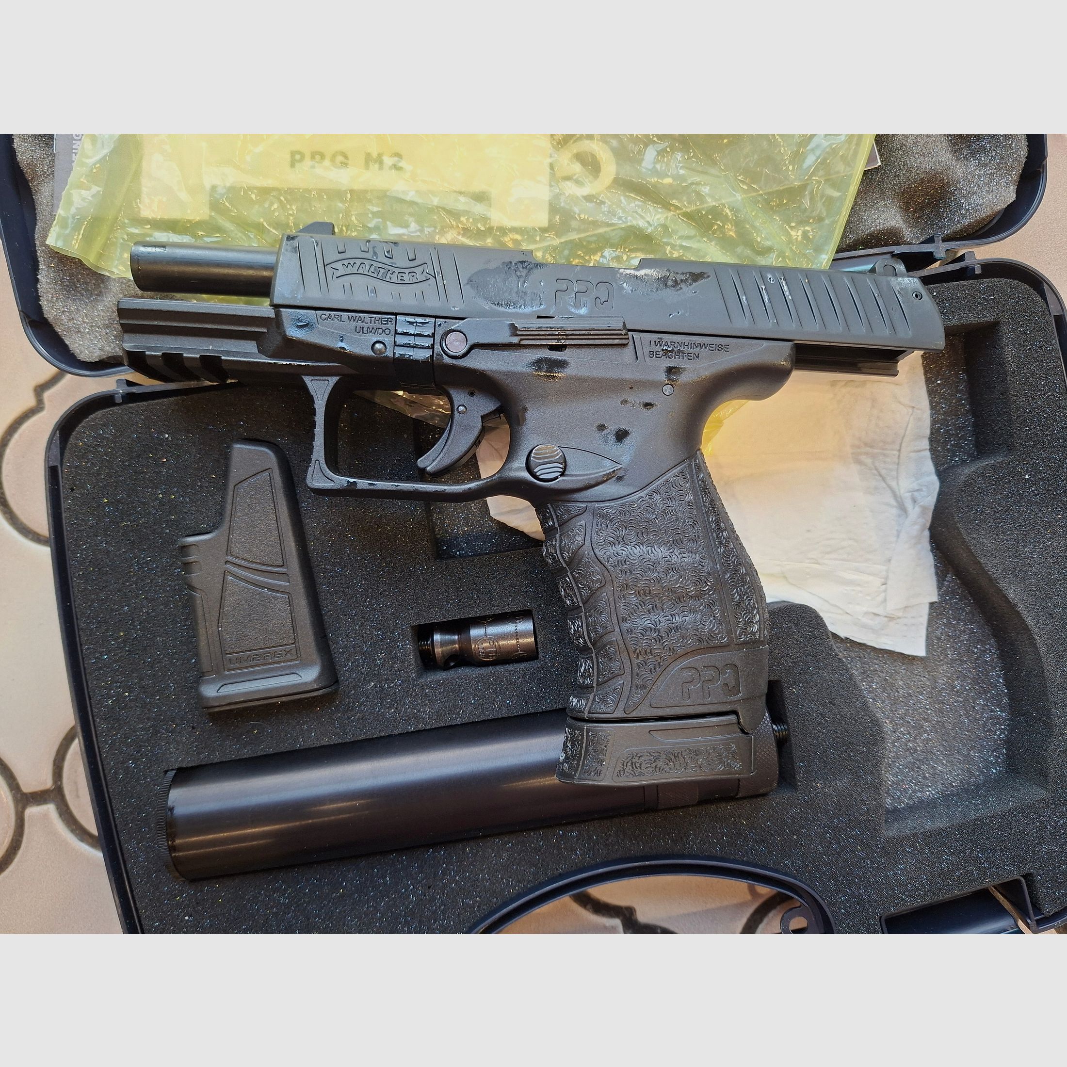Walther PPQ M2 BLK Navy Kit PAK, brand new and unfired.