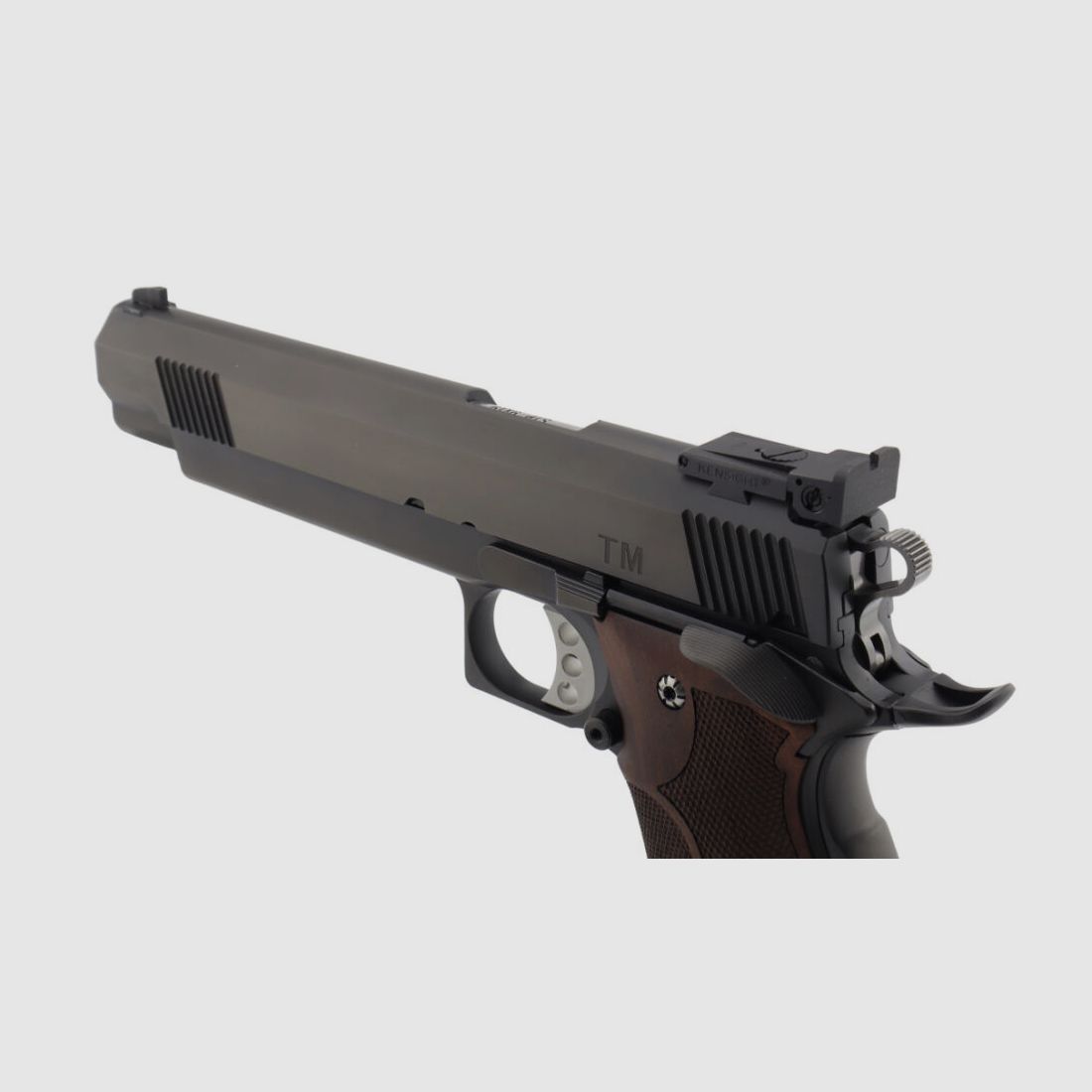 STP TM 9 BOMAR 6.0 Pistola Match Longslide Hecha en Alemania con empuñadura Nill