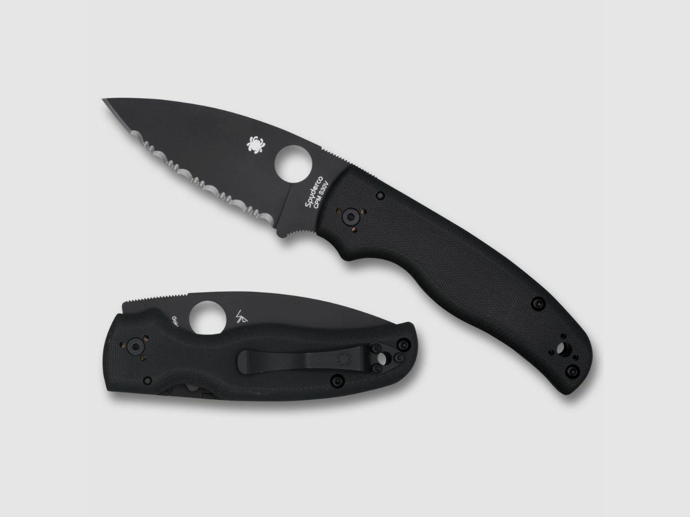 Spyderco Bodacious Serrated Black, image 1 of 3