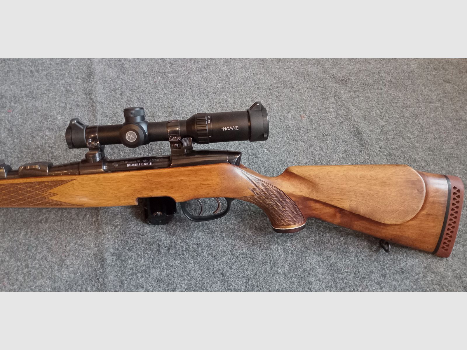 Steyr Mannlicher Model M 7x64 with 1-4X24 CIRCLE DOT reticle