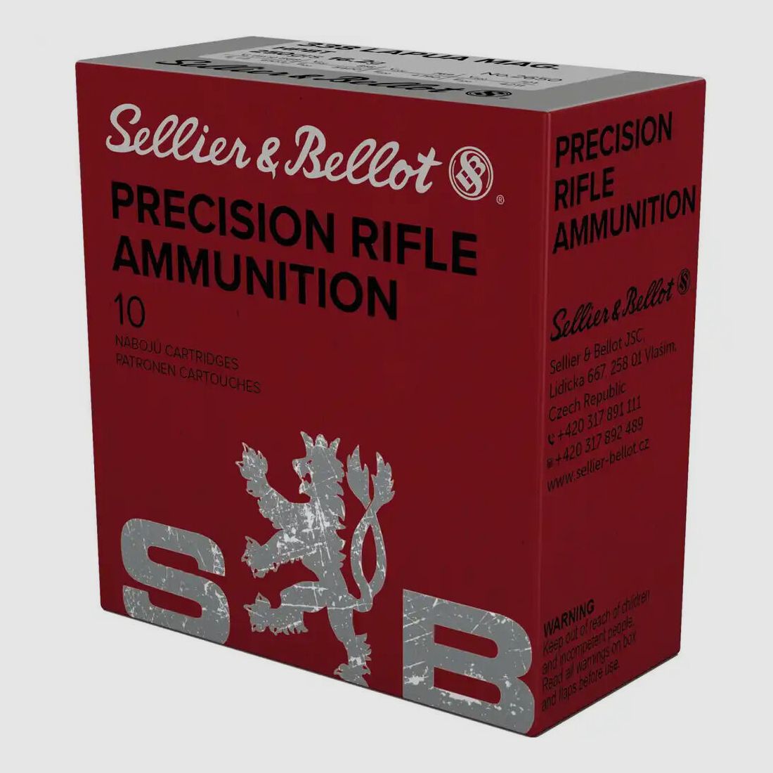 Sellier & Bellot 250grs SMK HPBT 10STK