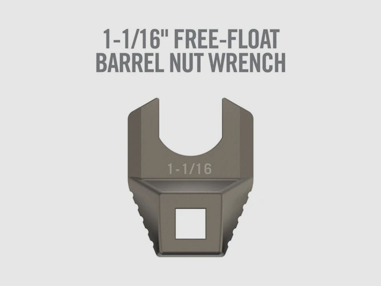 Real Avid Master-Fit Wrench Head 1-1/16'' Free-Float Barrel Nut