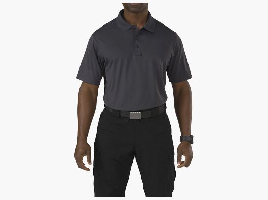 Corporate Pinnacle polo met korte mouwen (antraciet)