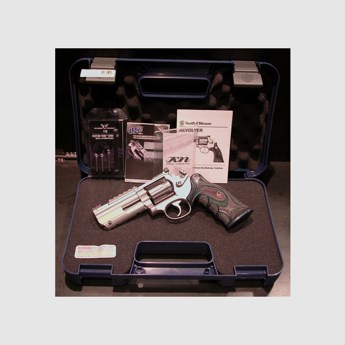 CUSTOM COMBAT -SILVER- S&W 686 4" inch 357 Magnum