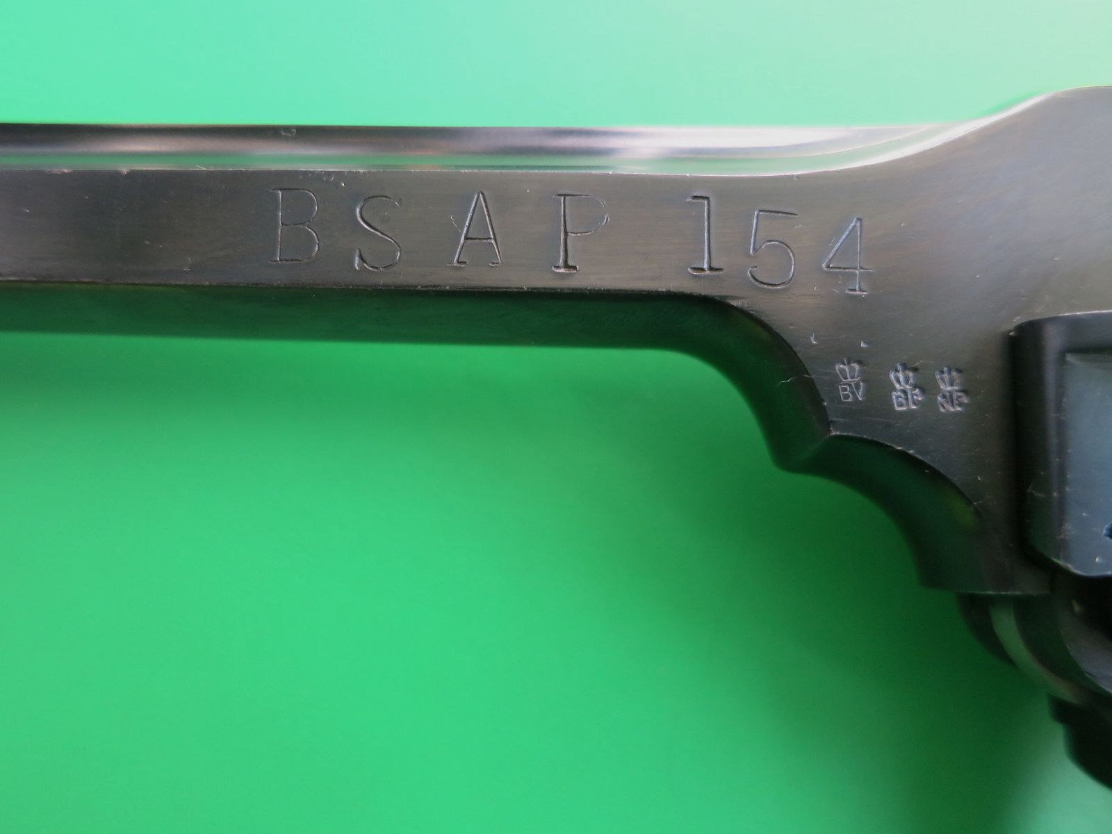 Revolver à bascule Webley & Scott Mk IV, Birmingham, Cal. .38, Police de l'Afrique du Sud britannique (BSAP) #68