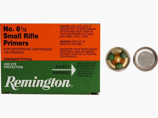 Remington Zündhütchen 6 1/2 Small Rifle 100 Stück