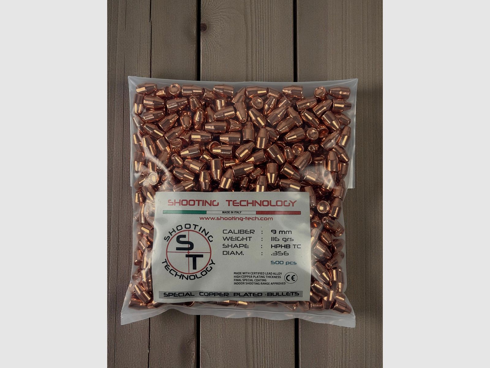 Shooting Tech Bullets HPHB TC .356 116grs