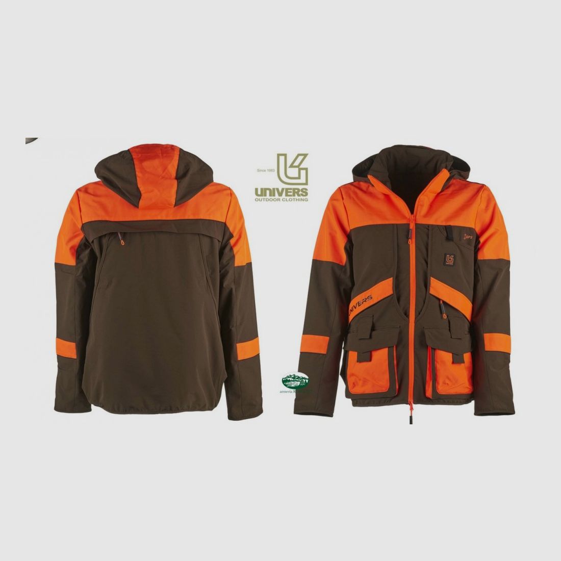 UNIVERS Fasanjacke grün/orange 91299
