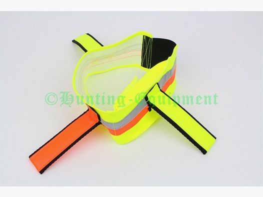 Collar de señalización para perros Fritzmann 3 banderas y bolsa GPS