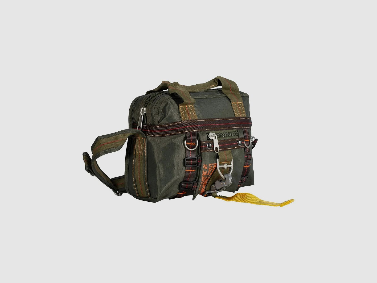 Pure Trash Handtasche Karabiner klein Pure Trash oliv