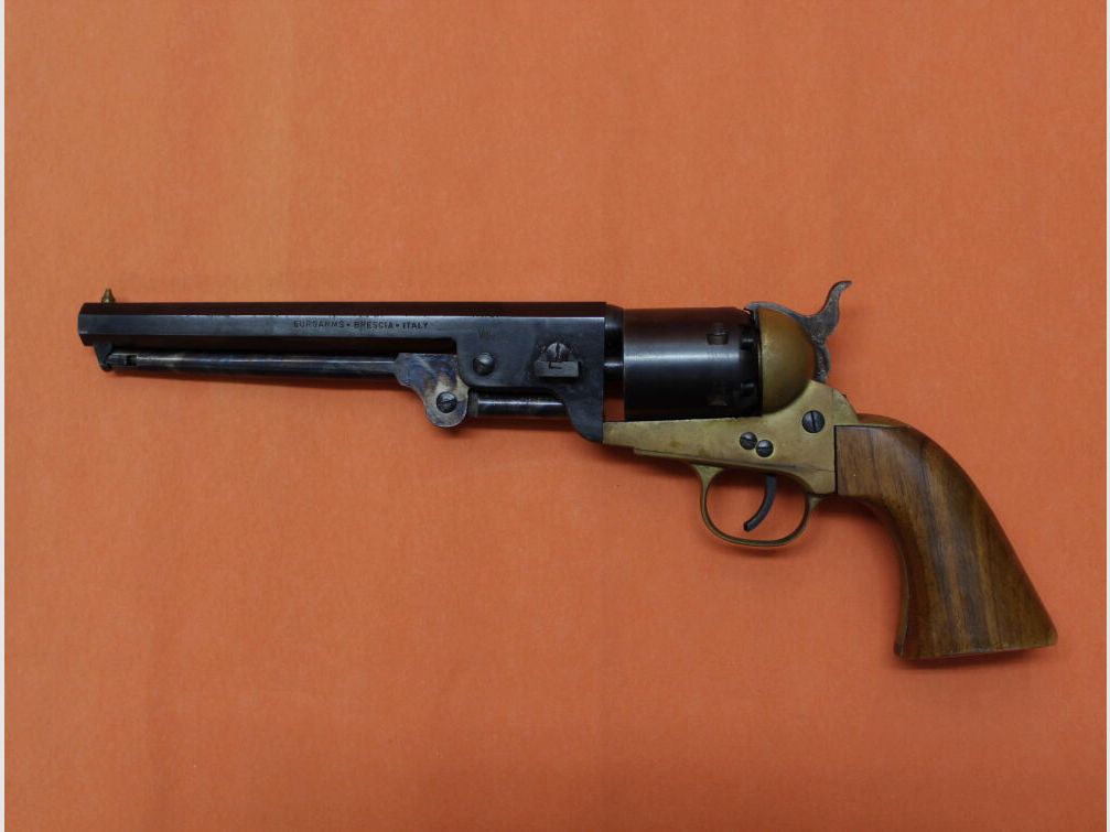 EUROARMS Perk.Revolver .36(Black Powder) EUROARMS NAVY 7,5" Lauf/ Messingrahmen (Vorderlader), Bild 1 von 7