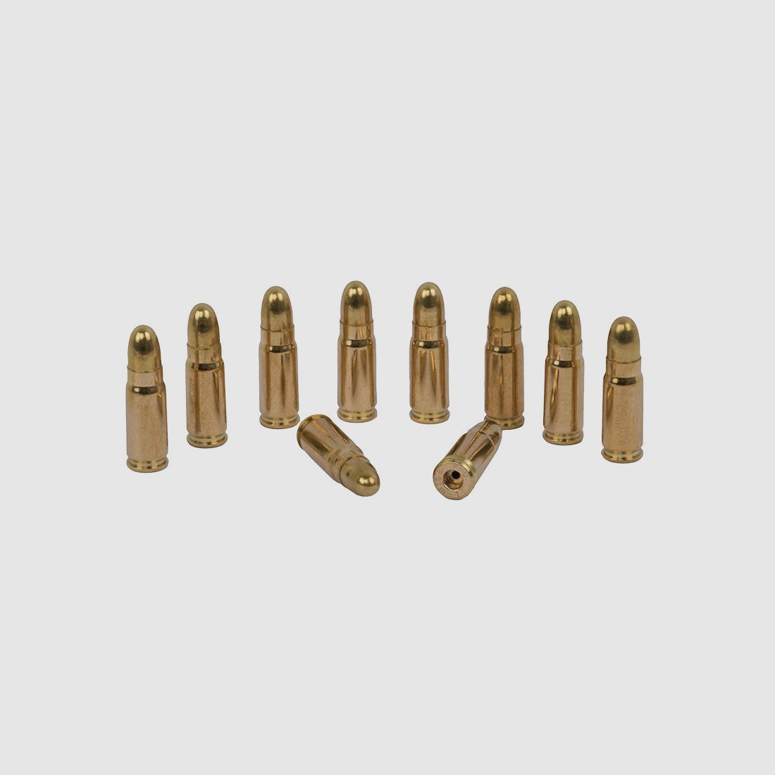 Dekopatronen Kaliber 7,62 x 25 mm Tokarev M1930 blinde Originalpatronen 10 StĂĽck (P18)