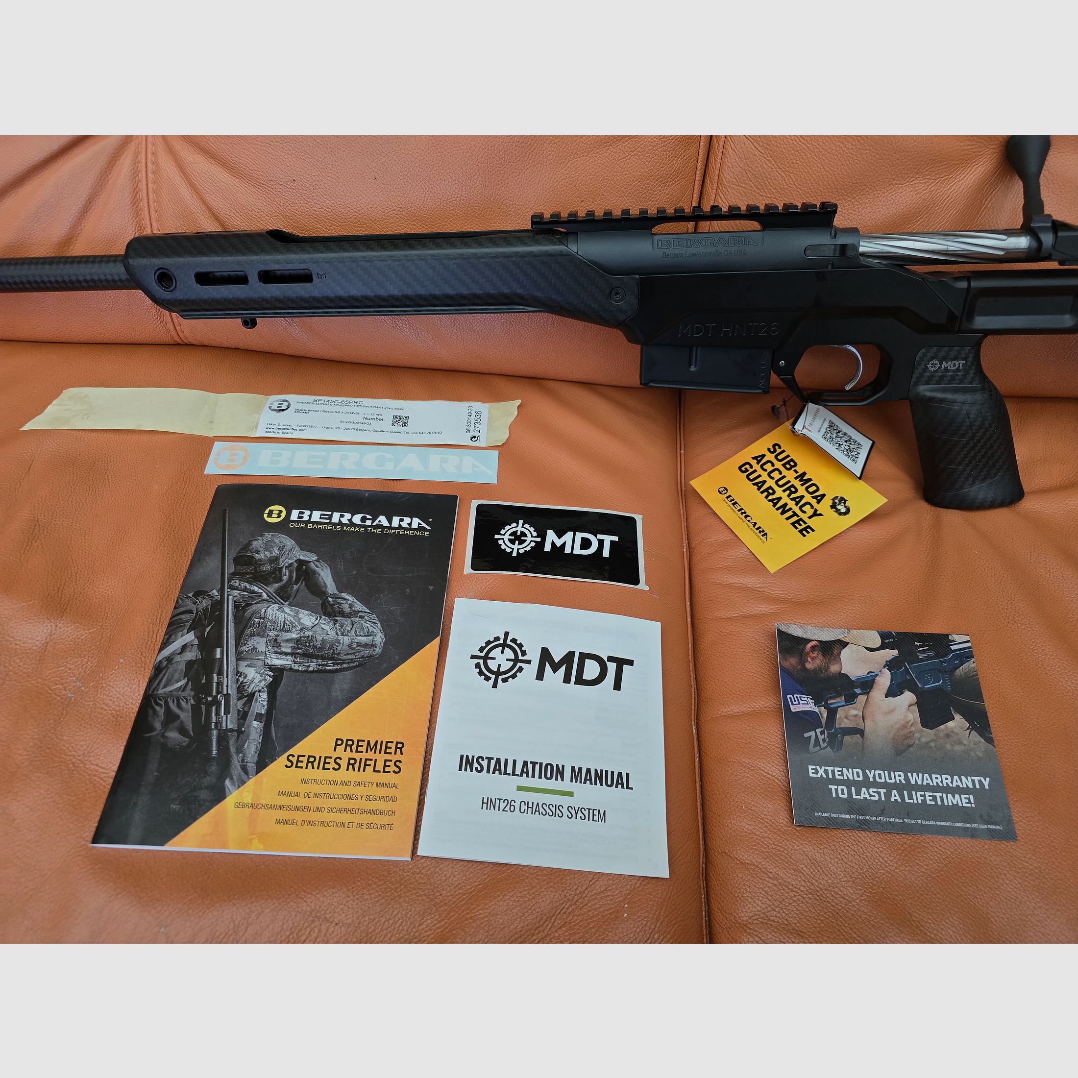 Bergara Premier Elevate Kaliber 6,5 PRC, EAW Picatinny Schiene