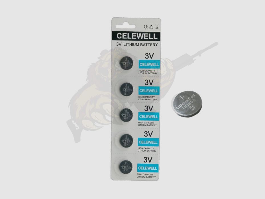 CR1632 3V High Lithium Battery / Knopfzelle im 5er Pack