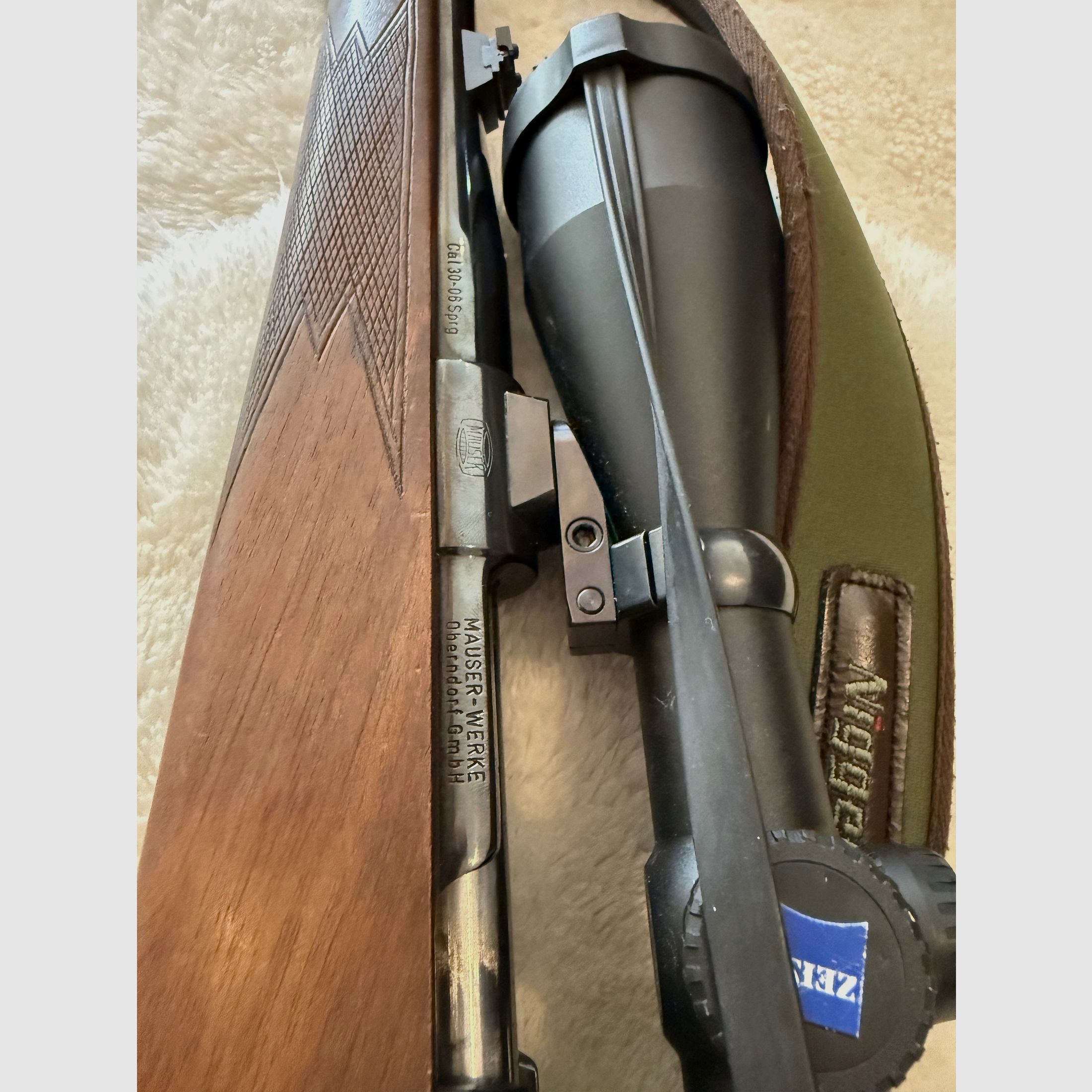 Repetierbüchse von Mauser Kaliber .30-06 mit Handpannsystem