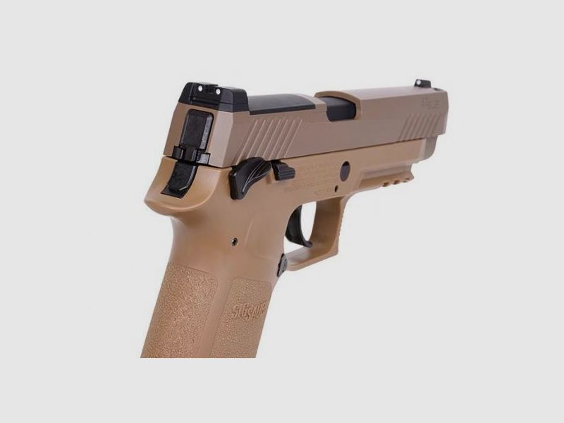 SIG Sauer P320-M17 4,5mm Coyote Tan 20 Schuss Luftpistole, Bild 5 von 7