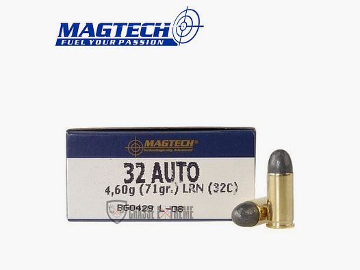 50 Munitions MAGTECH cal 32 Auto 71gr LRN