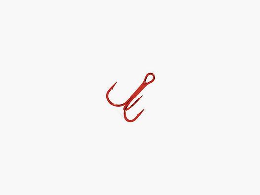 Triple Hook VMC 8540 Vanadium Round Red No. 6 x10