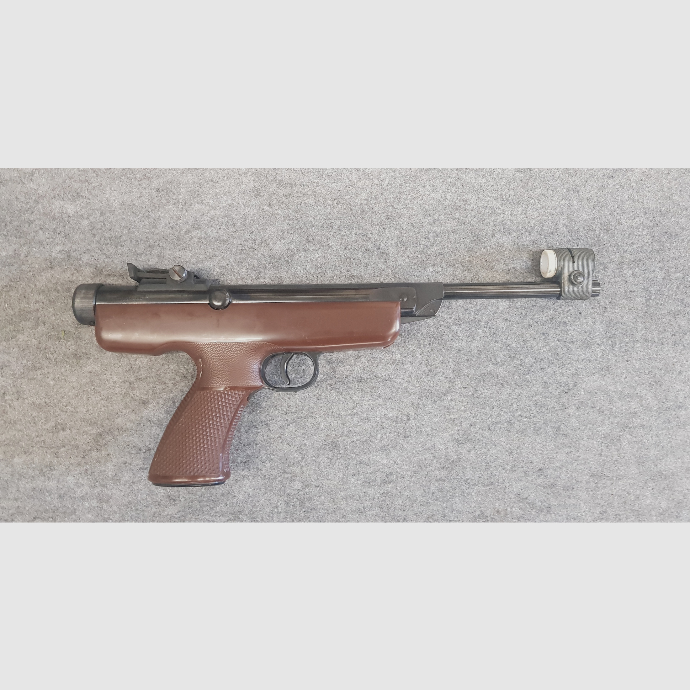 Für Sammler neuwertige  Diana Luftpistole Modell 6 von 1972 Pistole Cal. 4,5mm Diabolo Knicker
