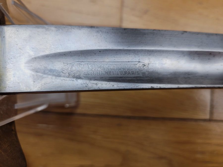 Schöner französischer Kavalleriesäbel Mod 1822-82 – Châtellerault 1893 – Offiziersdorn – TBE, Bild 15 von 15