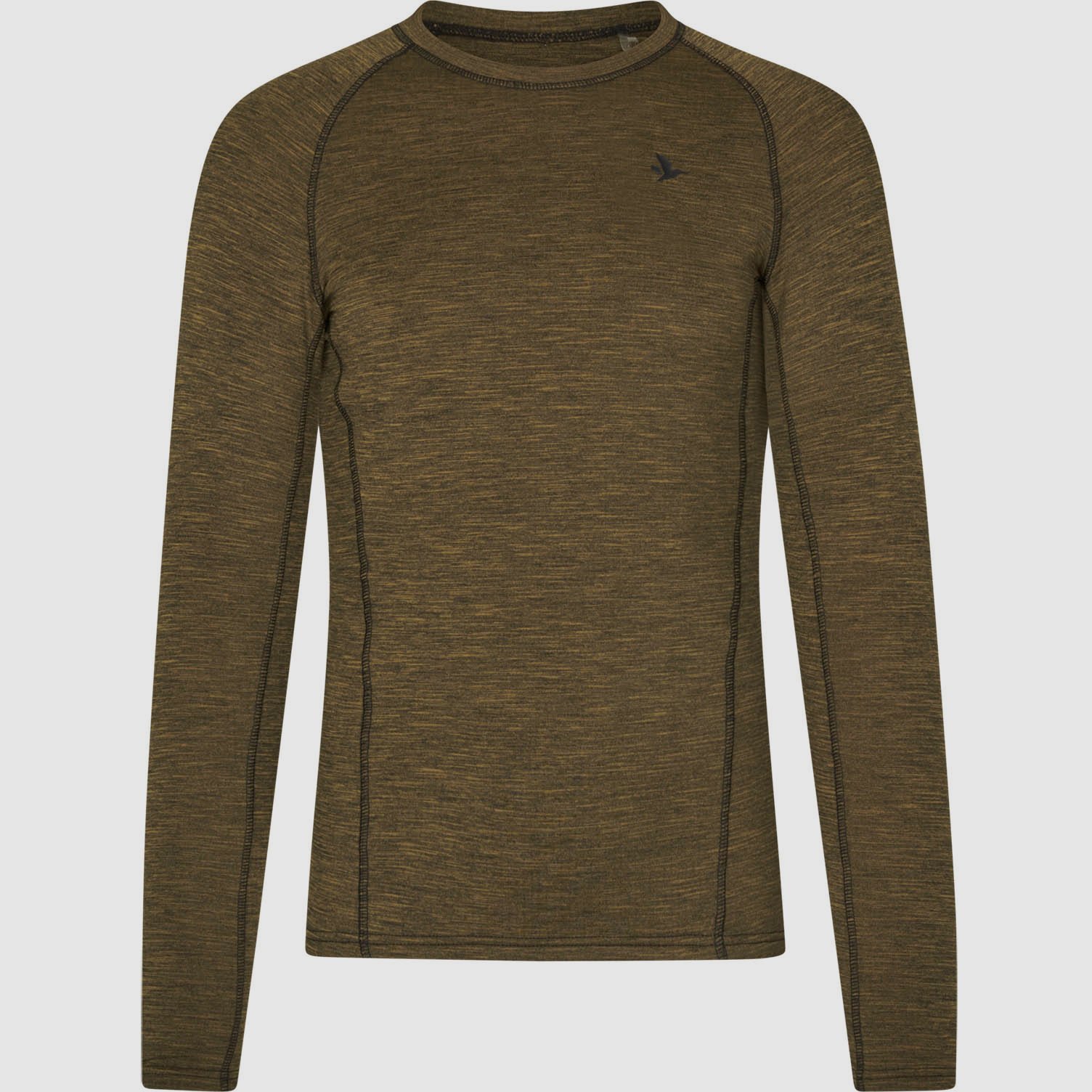 Seeland Langarmshirt Aia Peak Military Olive Melange