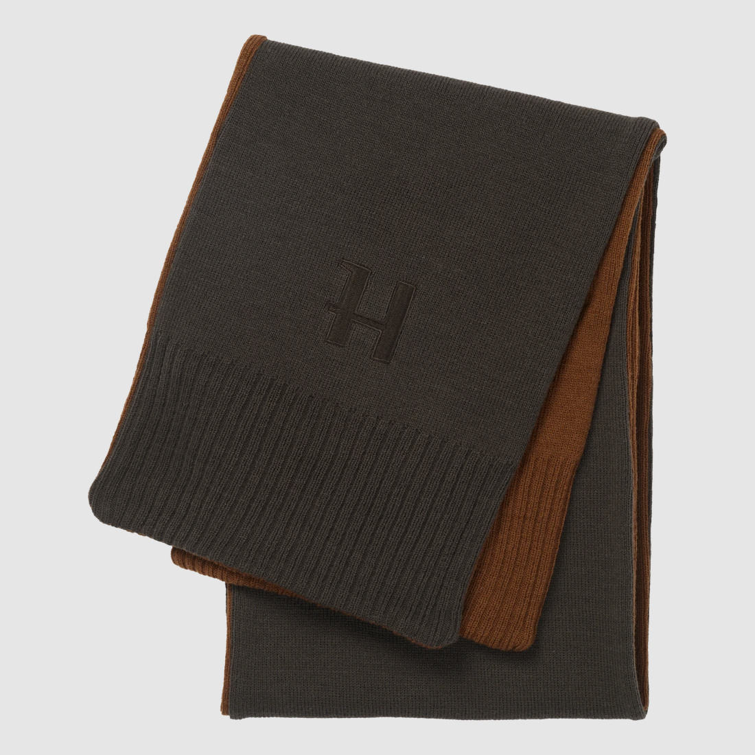 Härkila Écharpe Réversible Homme Shadow brown/Rustique clay
