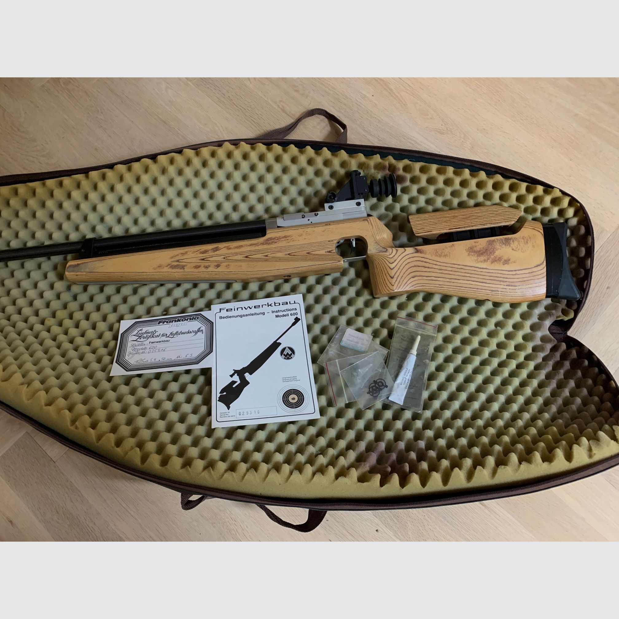 Feinwerkbau 600 Service aktuell gemacht