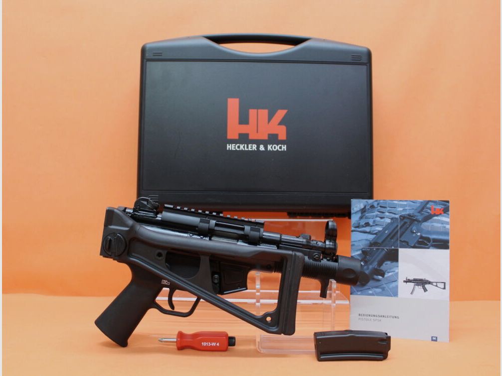 Heckler&Koch Ha.Pistole 9mmLuger Heckler&Koch/H&K SP5K System HK94/MP5K,115mm Lauf/ Klap, Bild 2 von 3