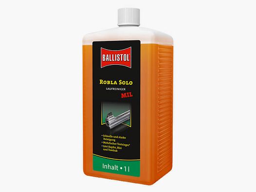 Ballistol Robla Solo Mil limpiador de cañones - botella de 1L