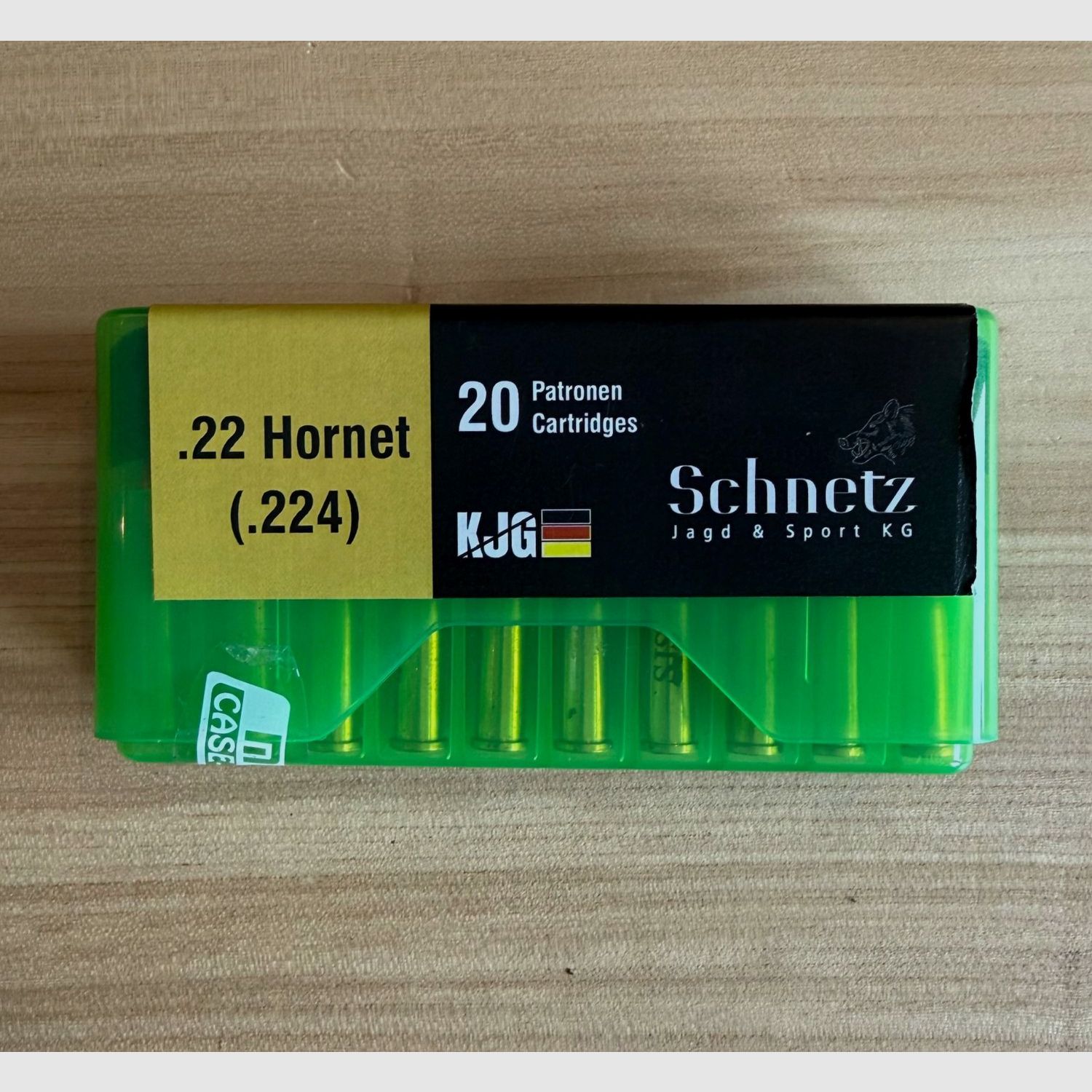 SAX ammunition cal. 22 Hornet lead-free