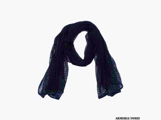 SCIARPA A RETE Blue Navy
