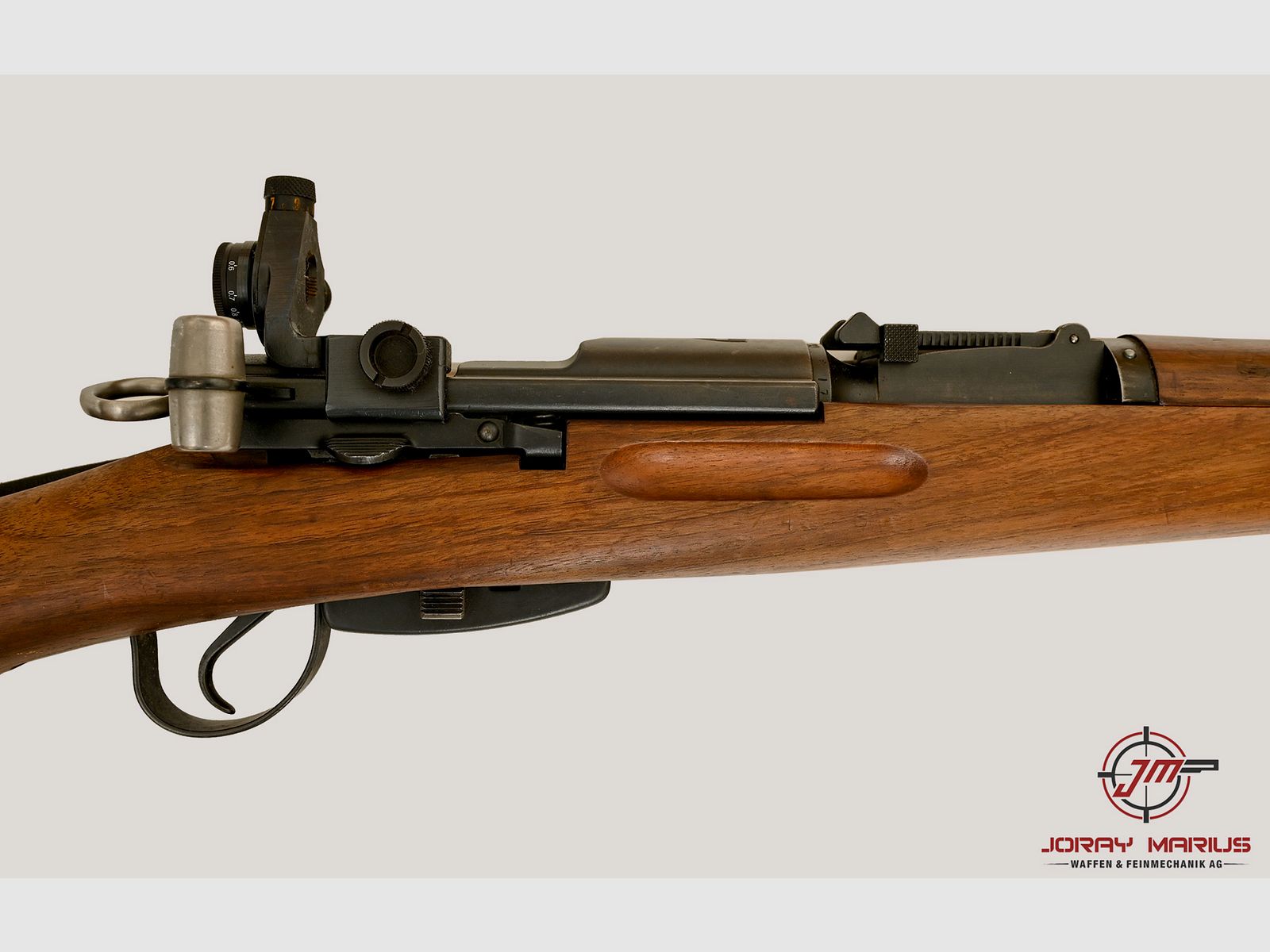 W&F K31 Carabina 7.5×55 con S-Diopter, immagine 3 di 3