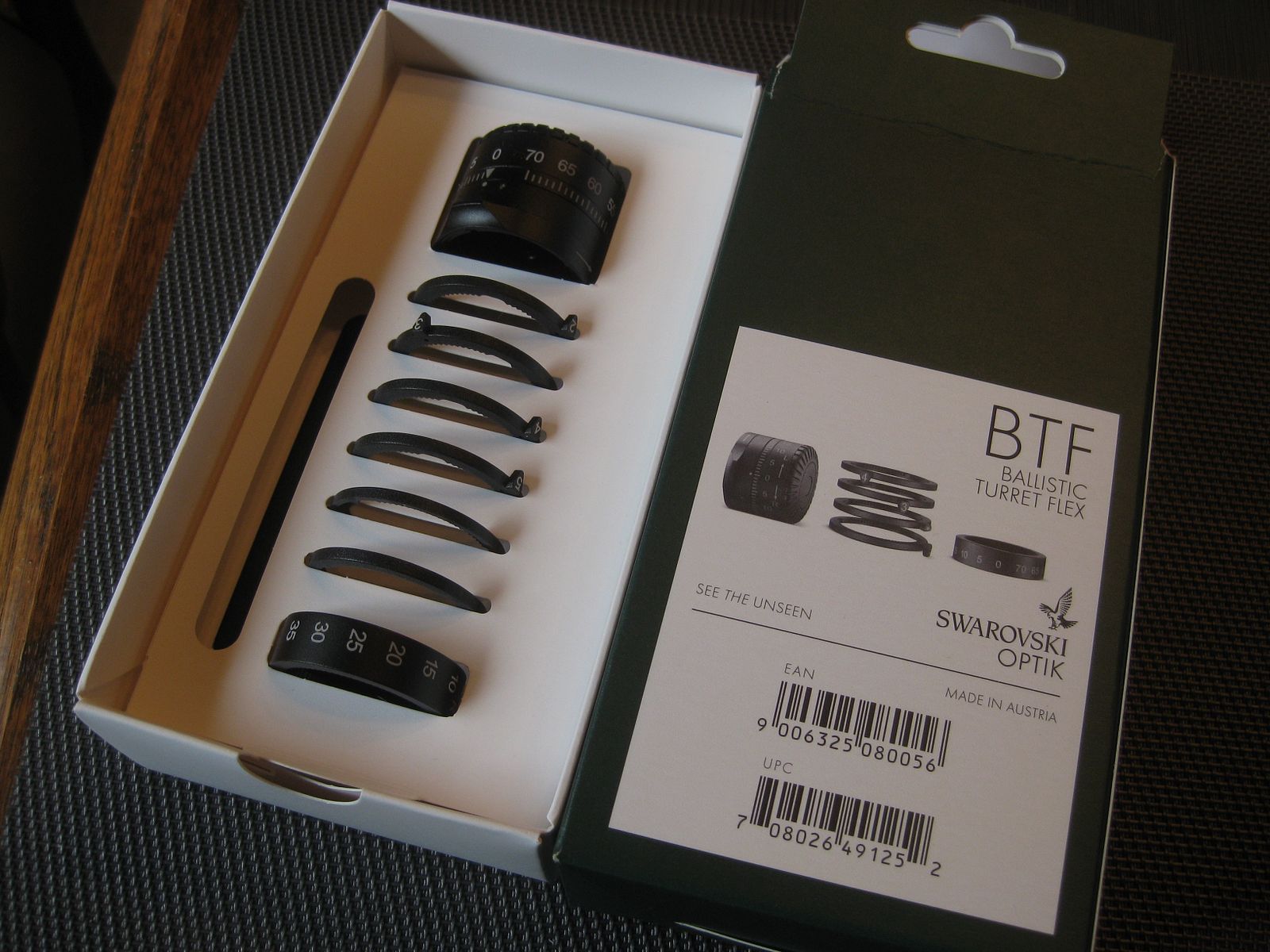 SWAROVSKI BTF = ballistic turret for ALL Z8i variants, so for Gen.I as well as Gen.II and Gen.+ !! NEW in original packaging !! NOT for Z6i models !!