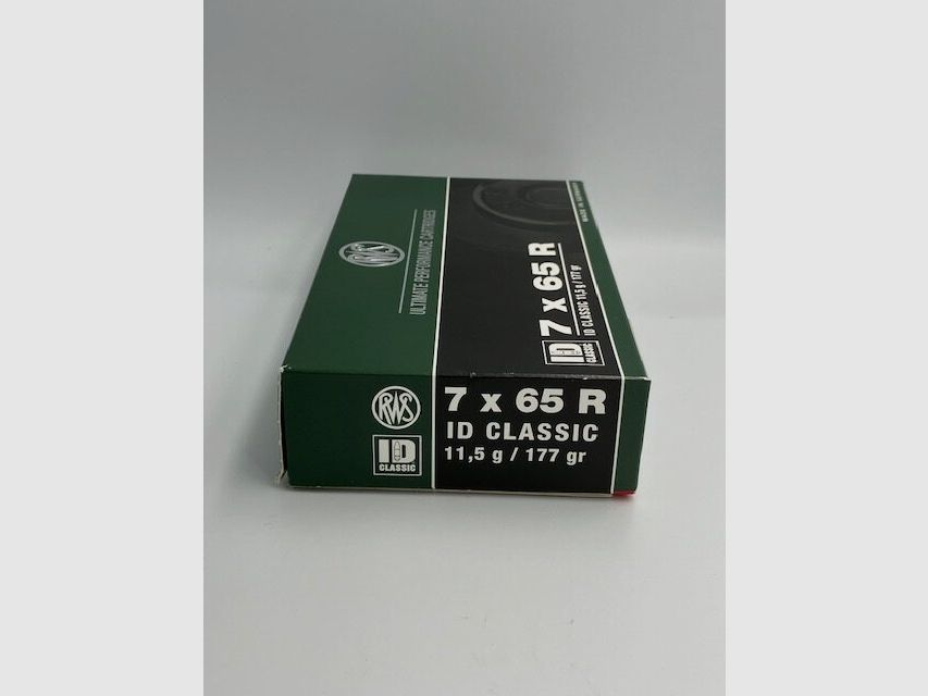 RWS rifle ammunition 7X65R Id Classic 11.5 g. 177gr.