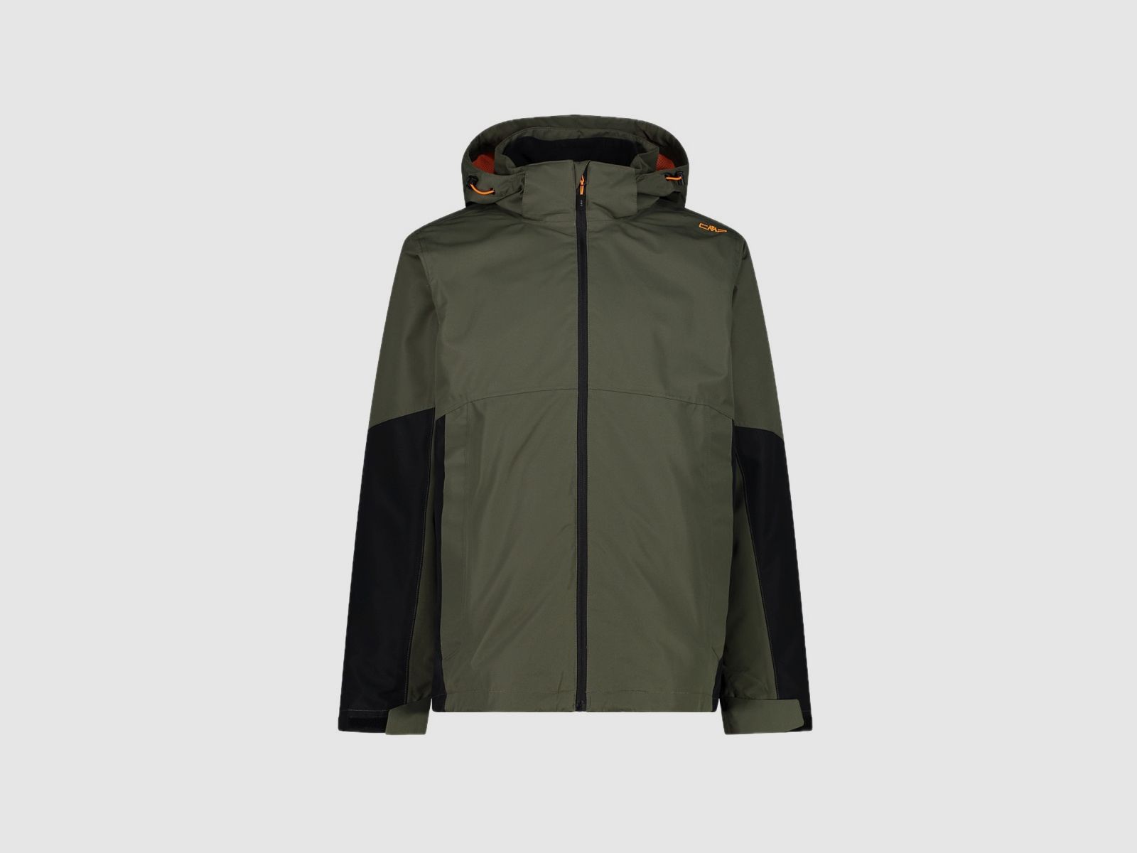 CMP Herrenjacke mit abnehmbarem Fleece-Jacket Olive Nero