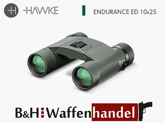 Hawke Fernglas Endurance ED 10x25 grün